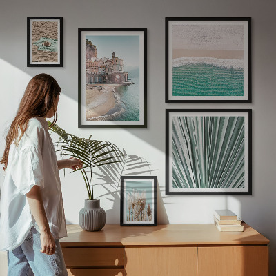 Set di 5 quadri Eleganti viste sul mare
