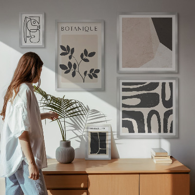 Set di quadri incorniciati Grafica minimalista ed elegante