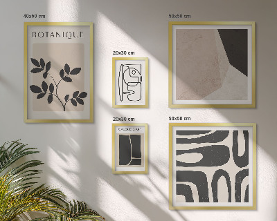 Set di quadri incorniciati Grafica minimalista ed elegante