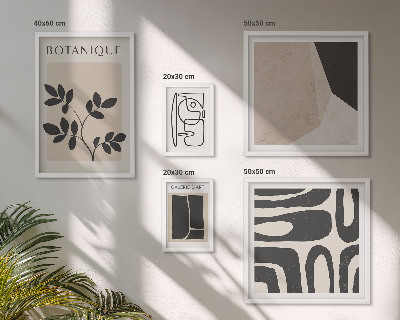 Set di quadri incorniciati Grafica minimalista ed elegante
