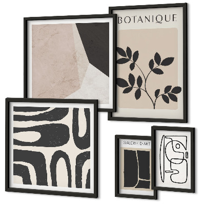 Set di quadri incorniciati Grafica minimalista ed elegante
