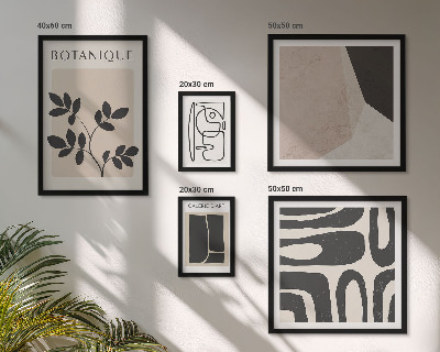 Set di quadri incorniciati Grafica minimalista ed elegante