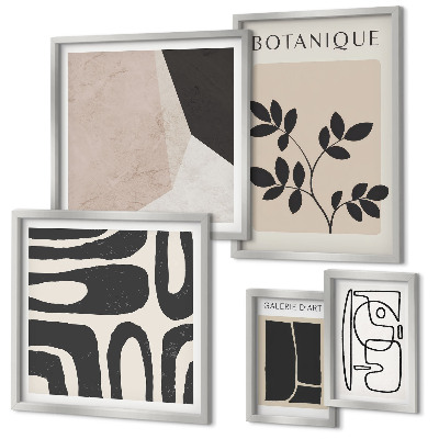 Set di quadri incorniciati Grafica minimalista ed elegante