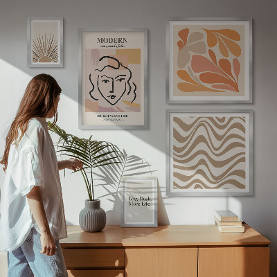 Polittico con cornice Stile astratto moderno
