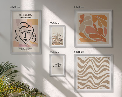 Polittico con cornice Stile astratto moderno