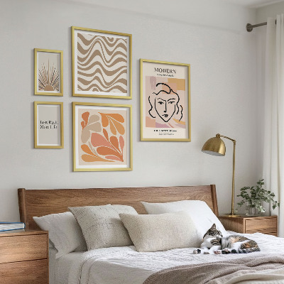 Polittico con cornice Stile astratto moderno