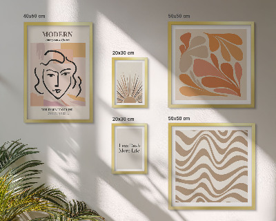 Polittico con cornice Stile astratto moderno