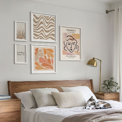 Polittico con cornice Stile astratto moderno