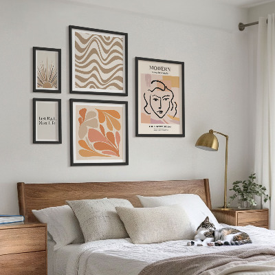Polittico con cornice Stile astratto moderno