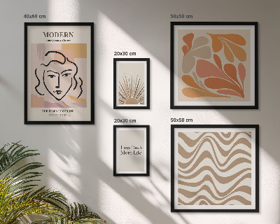 Polittico con cornice Stile astratto moderno