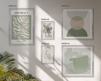 Set di quadri incorniciati Composizioni vegetali eleganti