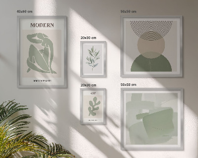 Set di 5 quadri Stile moderno con astrazione