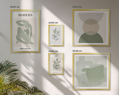 Set di 5 quadri Stile moderno con astrazione
