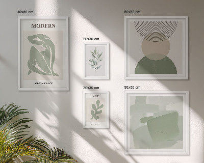 Set di 5 quadri Stile moderno con astrazione