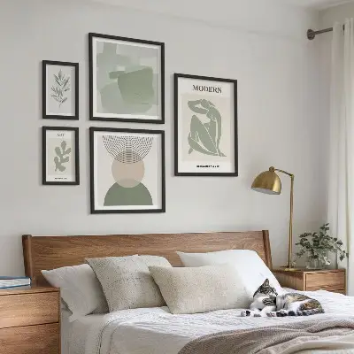 Set di 5 quadri con design in stile moderno e astratto