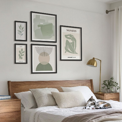 Set di 5 quadri Stile moderno con astrazione