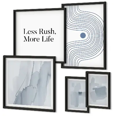 Set di quadri incorniciati con grafica moderna e minimalista