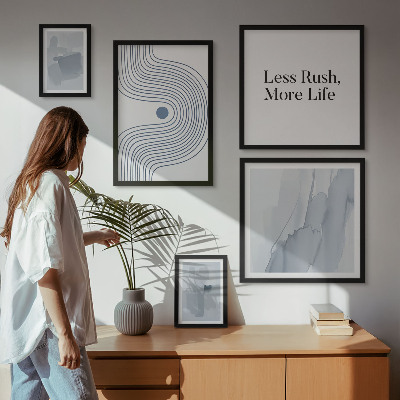 Set di quadri incorniciati Grafica moderna e minimalista