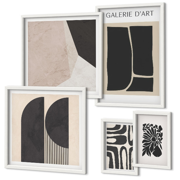 Polittico con cornice Grafica minimalista ed elegante