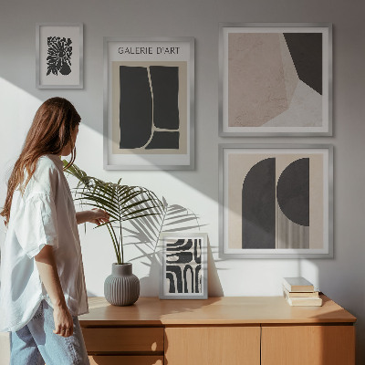 Polittico con cornice Grafica minimalista ed elegante