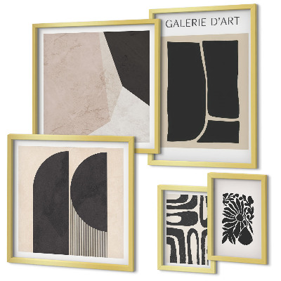 Polittico con cornice Grafica minimalista ed elegante