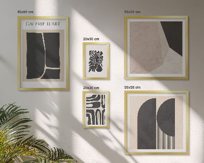 Polittico con cornice Grafica minimalista ed elegante