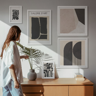 Polittico con cornice Grafica minimalista ed elegante