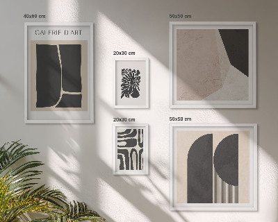 Polittico con cornice Grafica minimalista ed elegante