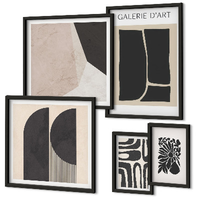Polittico con cornice Grafica minimalista ed elegante