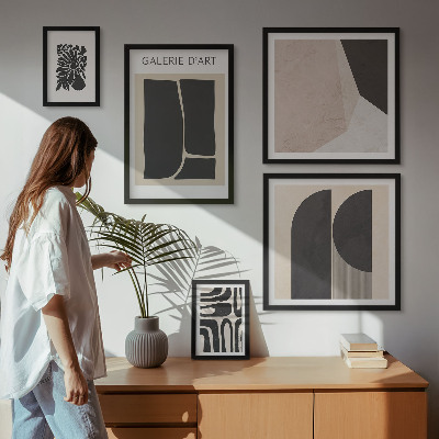 Polittico con cornice Grafica minimalista ed elegante