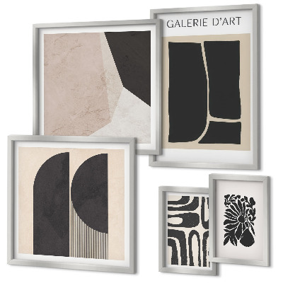 Polittico con cornice Grafica minimalista ed elegante
