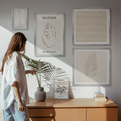 Set di quadri incorniciati Forme in stile minimalista