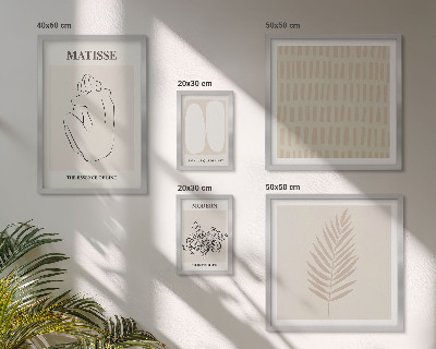 Set di quadri incorniciati Forme in stile minimalista