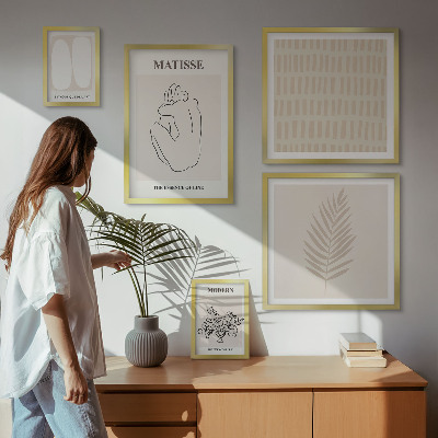Set di quadri incorniciati Forme in stile minimalista