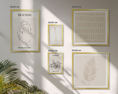 Set di quadri incorniciati Forme in stile minimalista