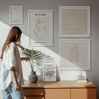 Set di quadri incorniciati Forme in stile minimalista