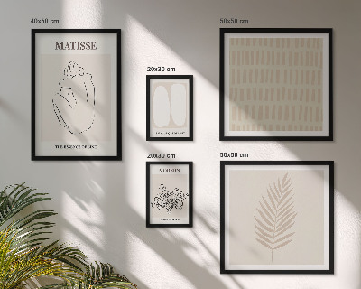 Set di quadri incorniciati Forme in stile minimalista