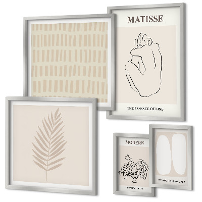 Set di quadri incorniciati Forme in stile minimalista