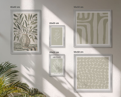 Polittico con cornice motivi vegetali scandinavi