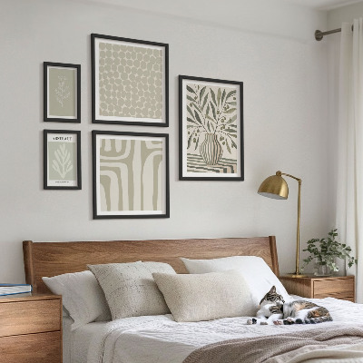 Polittico con cornice motivi vegetali scandinavi