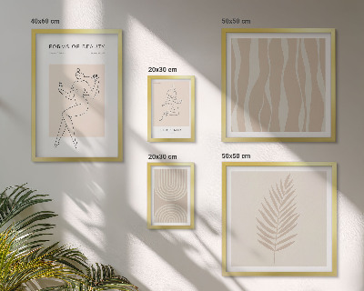 Set di 5 quadri Bellissimi motivi minimalisti