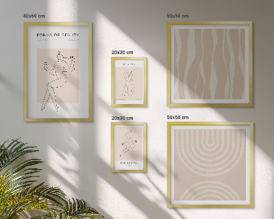 Set di quadri incorniciati Forme minimaliste di bellezza