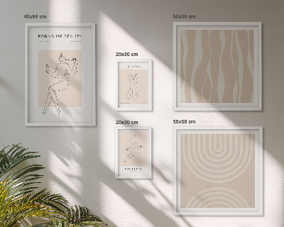 Set di quadri incorniciati Forme minimaliste di bellezza
