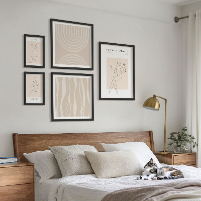 Set di quadri incorniciati Forme minimaliste di bellezza