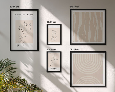 Set di quadri incorniciati Forme minimaliste di bellezza