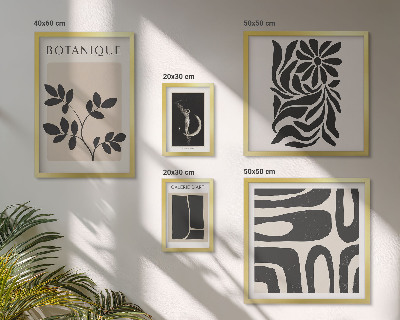 Set di quadri incorniciati Motivi vegetali moderni