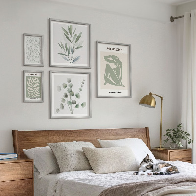 Polittico con cornice Eleganti motivi decorativi vegetali