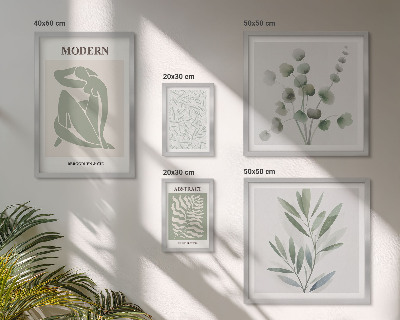 Polittico con cornice Eleganti motivi decorativi vegetali