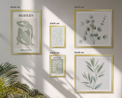 Polittico con cornice Eleganti motivi decorativi vegetali