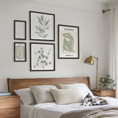 Polittico con cornice Eleganti motivi decorativi vegetali
